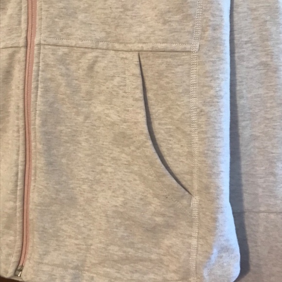 The North Face Light beige Hoodie Jacket Large new - Picture 8 of 11